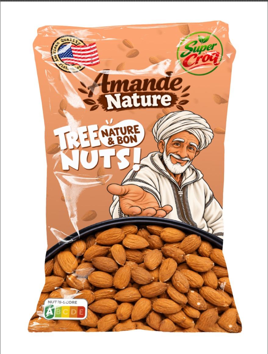 Amandes Nature Premium — 1 KG